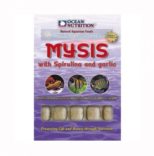 Mysis Spirulina+Czosnek 100g Ocean Nutrition Frozen