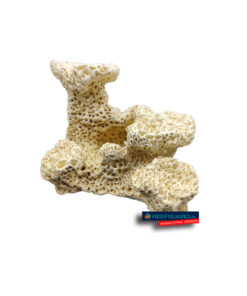 Skała Ceramiczna D060 3kg ręcznie robiona aranżacja 18x21x17cm akwarium morskie Hand Made