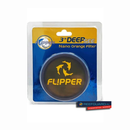 FLIPPER DeepSee Nano orange filter do lupy powiększającej Flipper DeepSee 80mm do robienia zdjęć