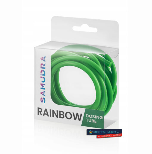 Samudra Rainbow Green Wężyk silikonowy 3x5mm zielony 2m Aqua-Trend