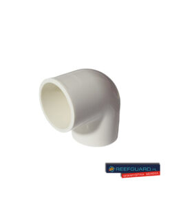 PVC ECO Kolanko 90x25mm BIAŁY